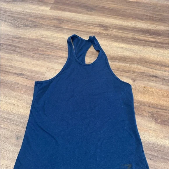 2 Gymshark Blue and Black Men's Tank Top - Picture 3 of 4